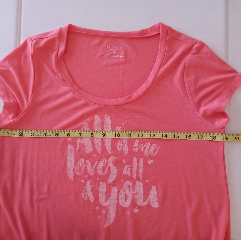 NWOT Motherhood Maternity Top Short Sleeve . Size M. - Picture 6 of 6